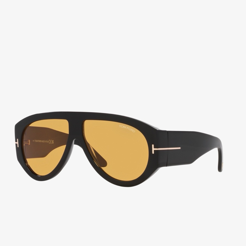 Tom Ford FT1044 Black Sunglasses with Yellow Lenses